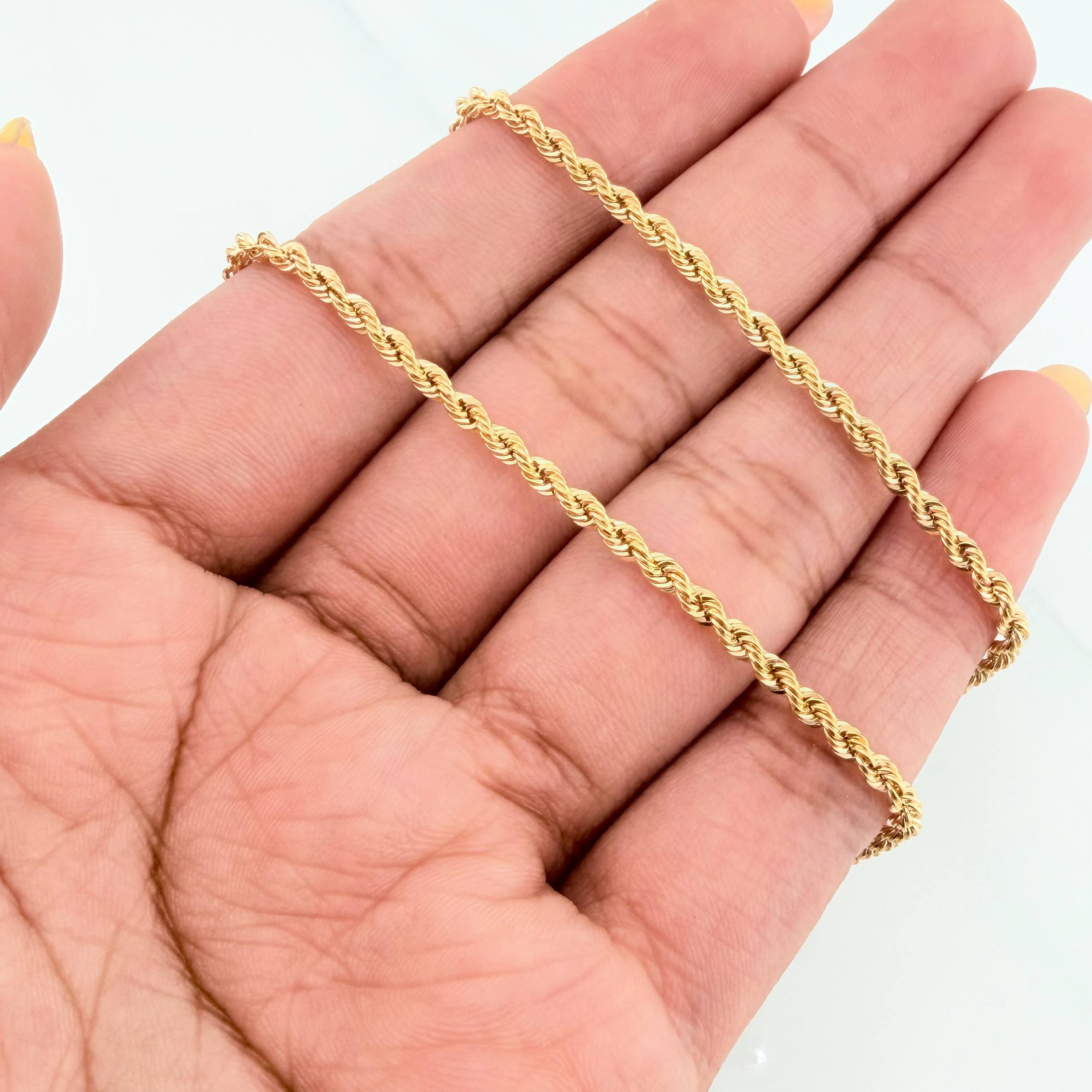 Cadena Lazo 2.8 g / 50 cm / 3.7 mm Oro Amarillo 18K