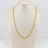 Cadena Lazo 3 g / 50 cm / 1.95 mm Oro Amarillo 18K