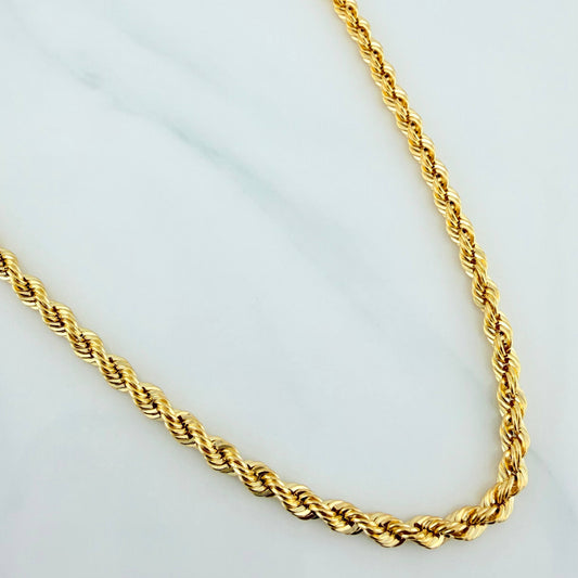 Cadena Lazo 10.55 g / 60.5 cm / 3.7 mm Oro Amarillo 18K