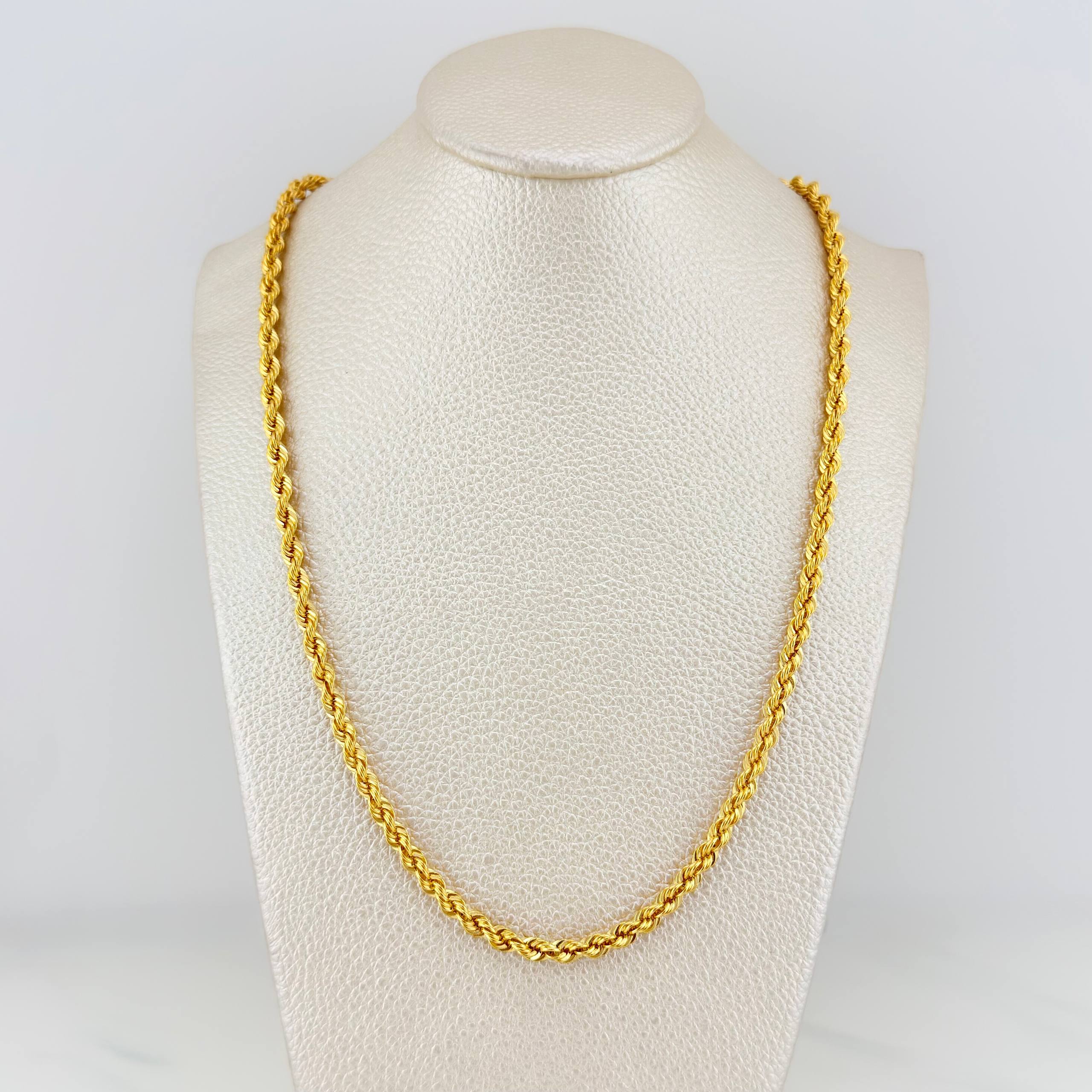 Cadena Lazo 10.55 g / 60.5 cm / 3.7 mm Oro Amarillo 18K