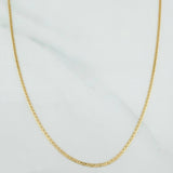 Cadena Escalera 1.7 g / 45 cm / 0.5 mm Oro Amarillo 18K