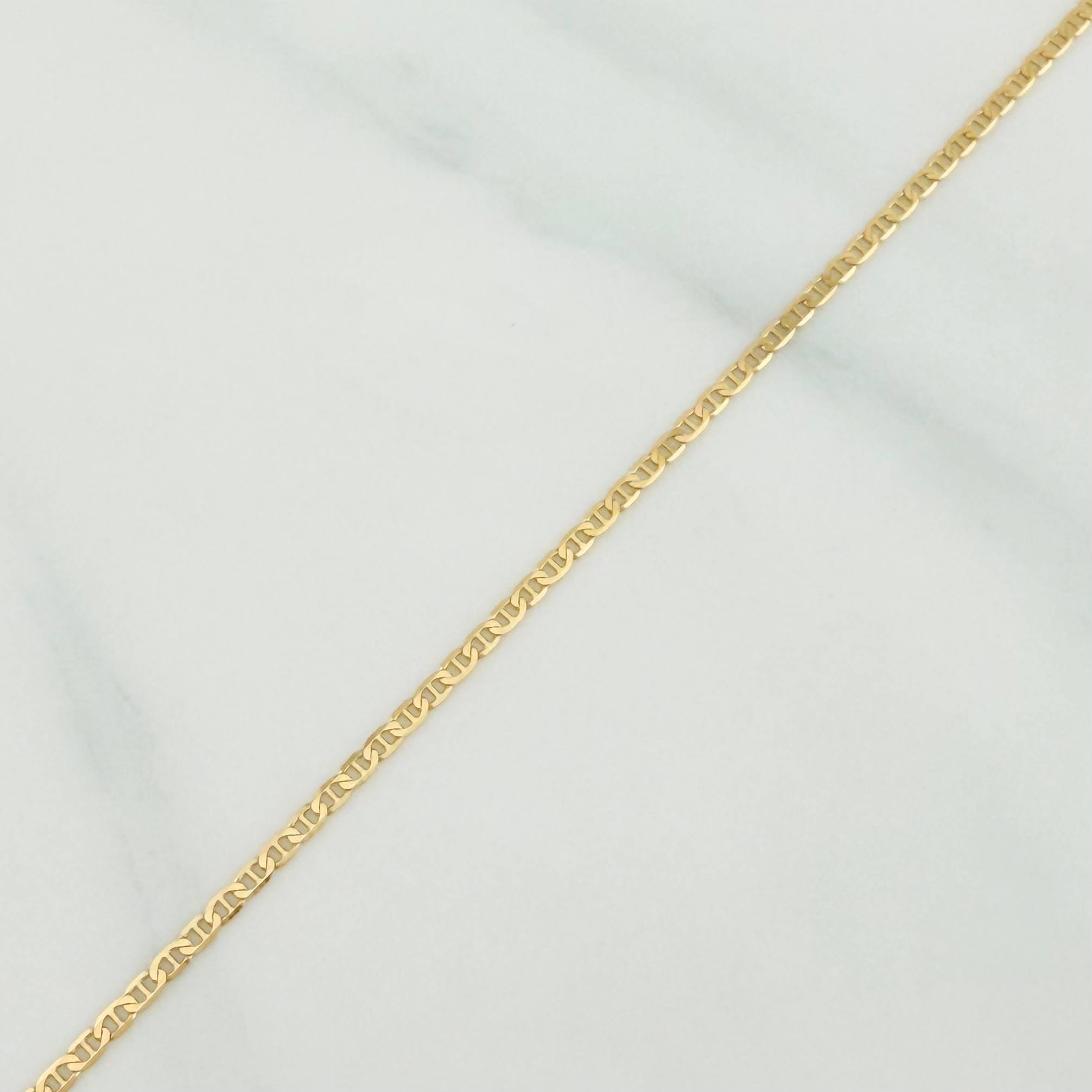 Cadena Escalera 1.7 g / 45 cm / 0.5 mm Oro Amarillo 18K
