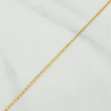 Cadena Escalera 1.75 g / 45 cm / 0.5 mm Oro Amarillo 18K