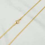 Cadena Escalera 1.7 g / 45 cm / 0.5 mm Oro Amarillo 18K