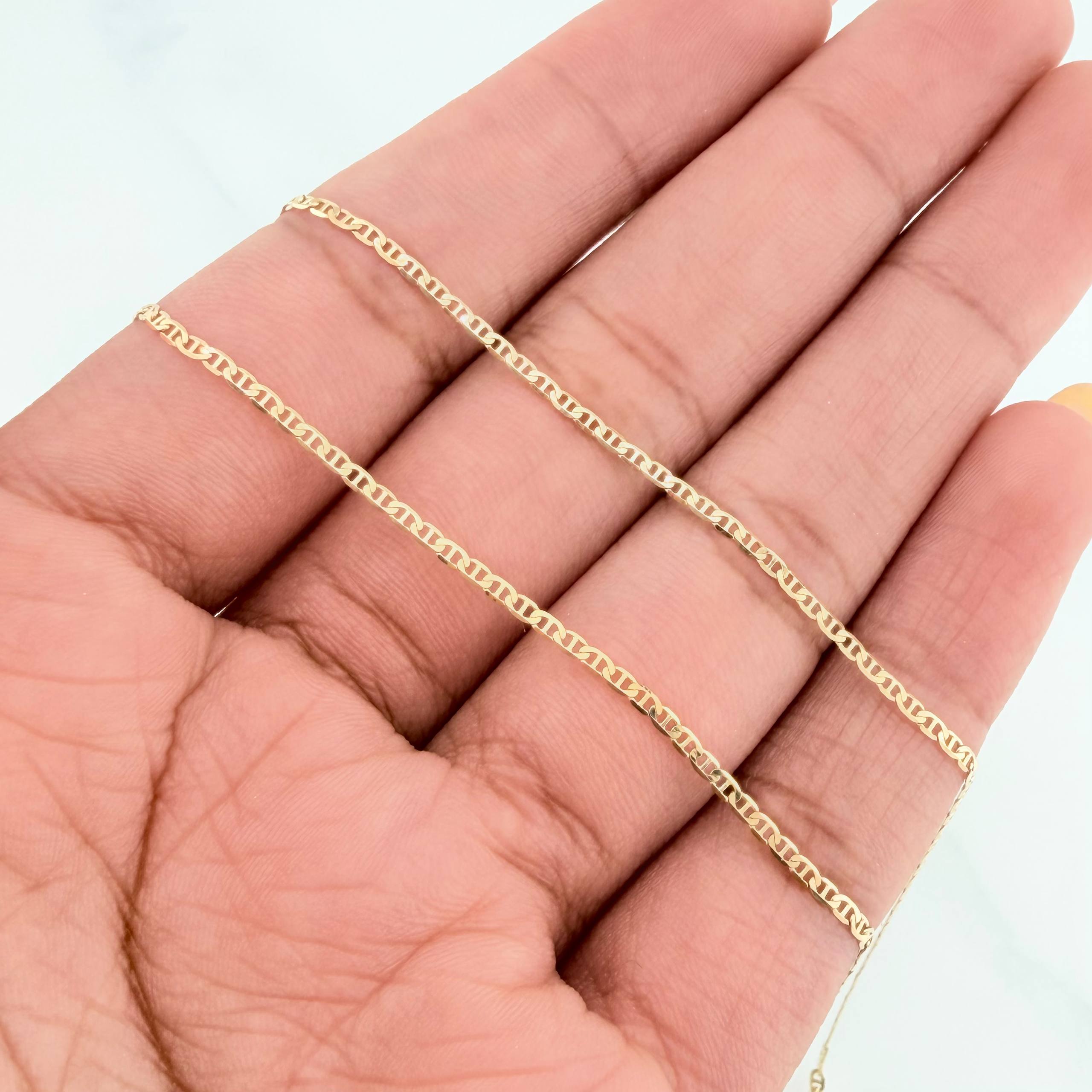 Cadena Escalera 1.7 g / 45 cm / 0.5 mm Oro Amarillo 18K