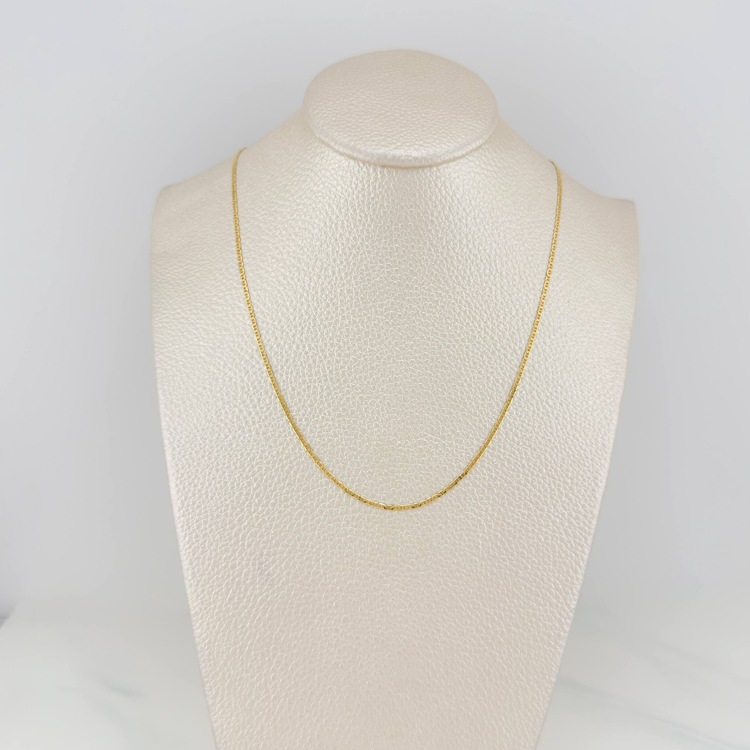 Cadena Escalera 1.75 g / 44.7 cm / 1.39 mm Oro Amarillo 18K