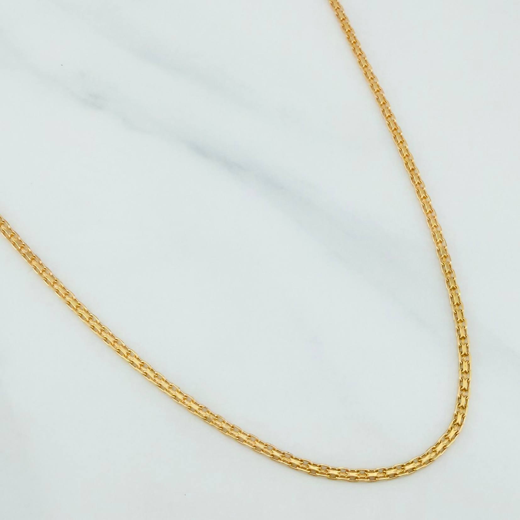 Cadena China 2.9 g / 40 cm / 1.6 mm Oro Amarillo 18K