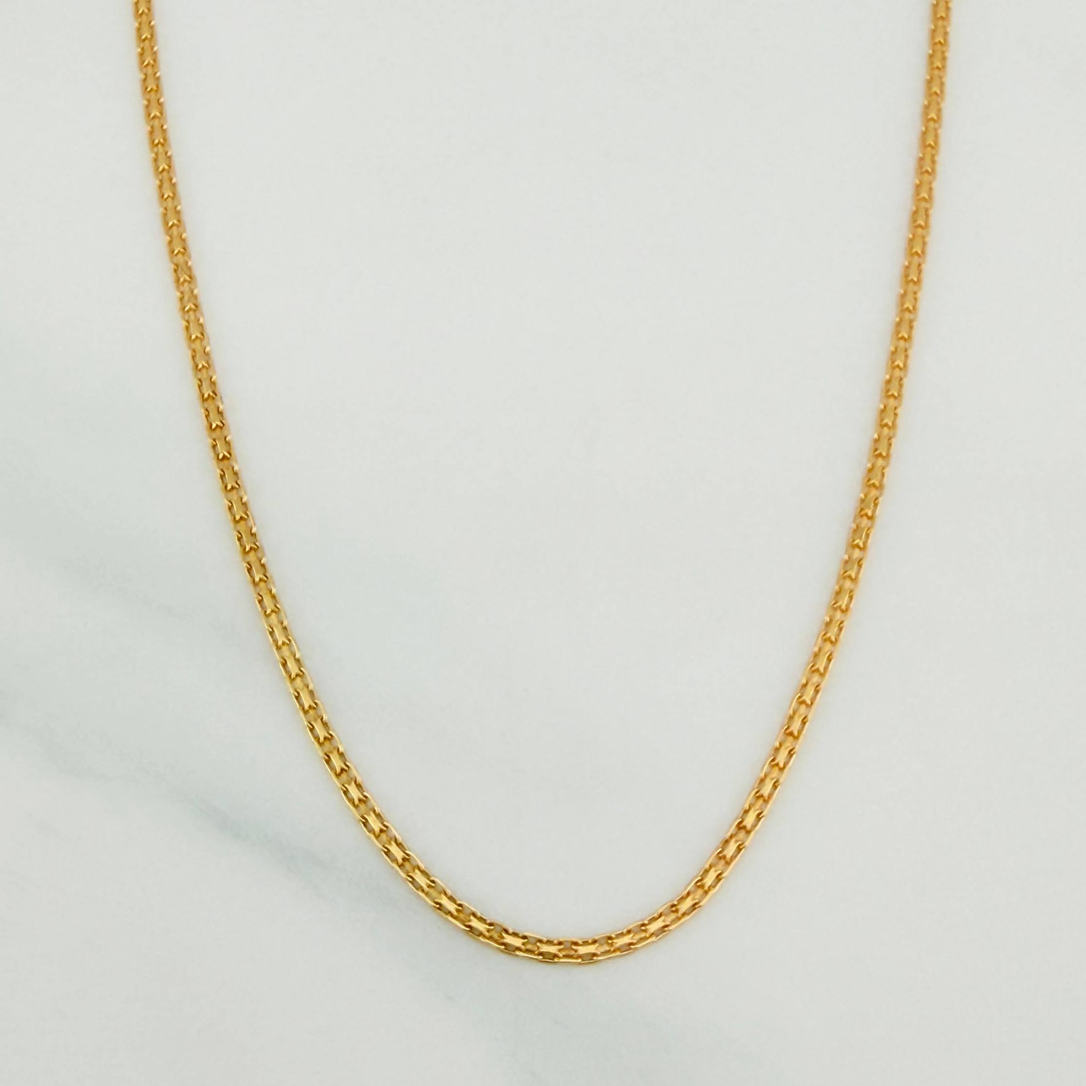 Cadena China 2.9 g / 40 cm / 1.6 mm Oro Amarillo 18K