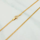 Cadena China 2.9 g / 40 cm / 1.6 mm Oro Amarillo 18K