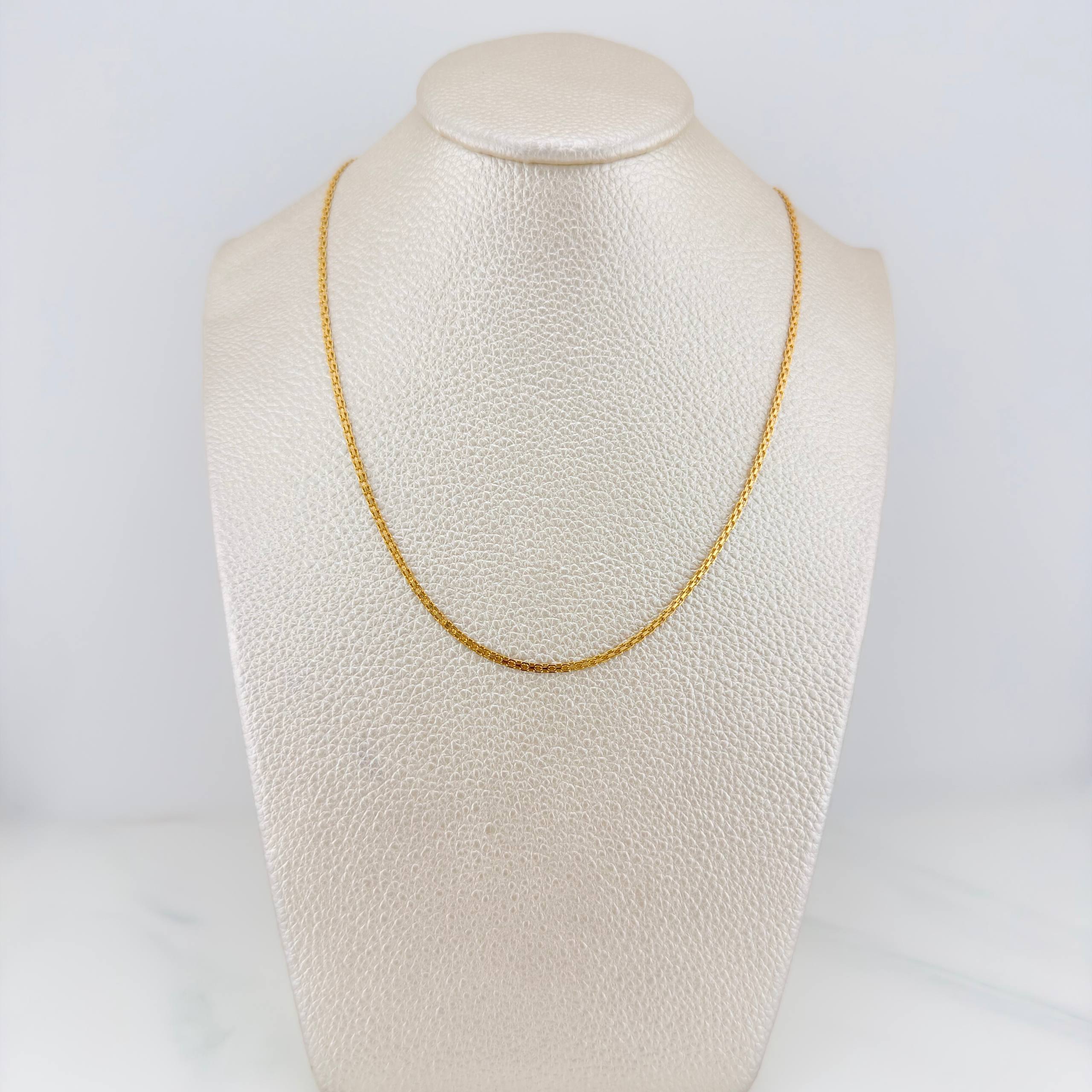 Cadena China 2.9 g / 40 cm / 1.6 mm Oro Amarillo 18K