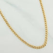 Cadena Cubana 2g / 40cm / 2.53mm Oro Amarillo 18K