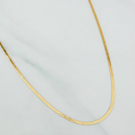 Cadena Espejo 2.55 g / 45.3 cm / 1.45 mm Oro Amarillo 18K