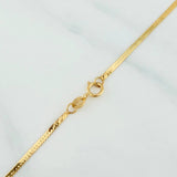 Cadena Espejo 2.1 g / 40.5 cm / 1.5 mm Oro Amarillo 18K