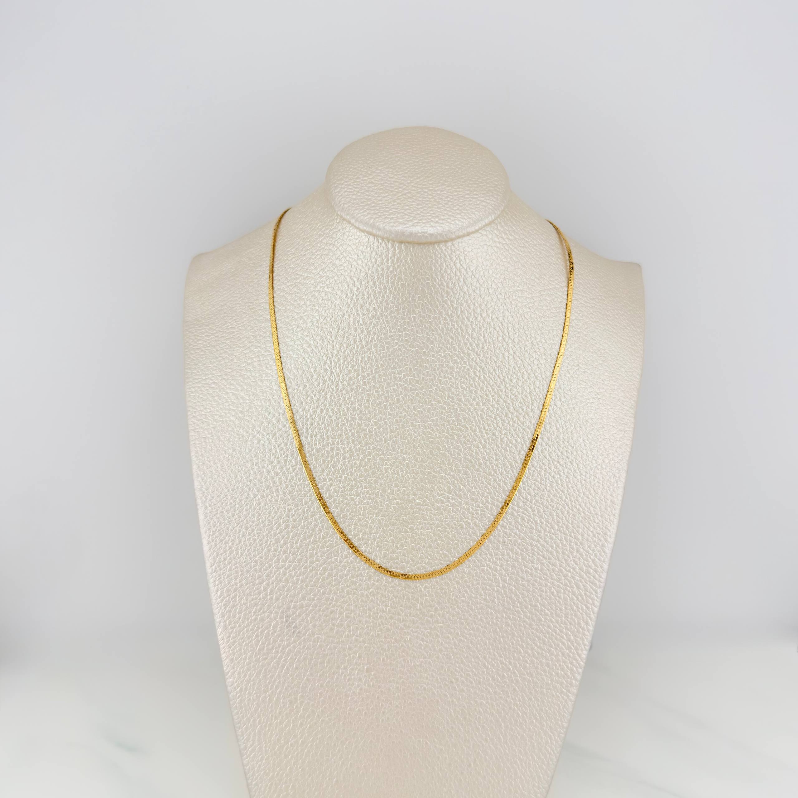 Cadena Espejo 2.5 g / 45 cm / 1.5 mm Oro Amarillo 18K