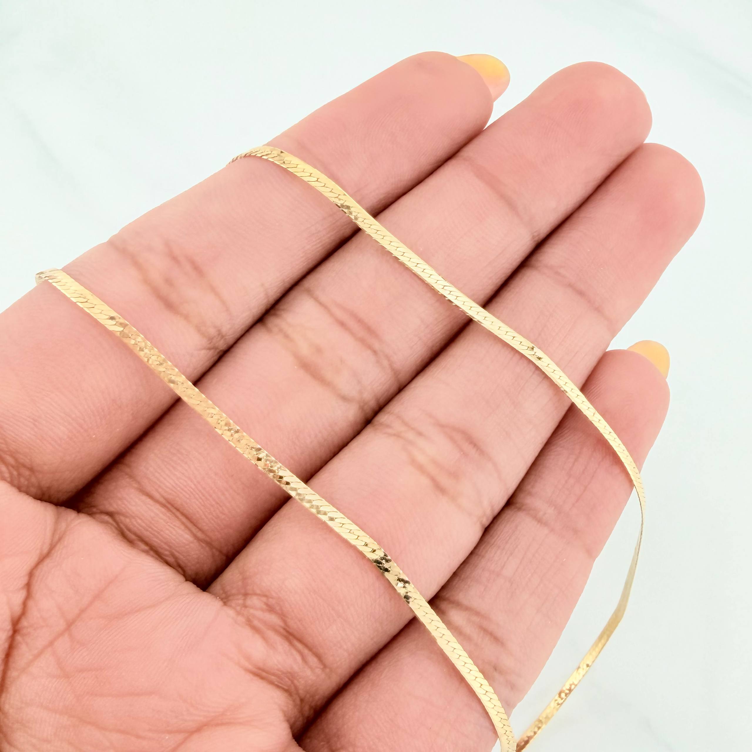 Cadena Espejo 2.5 g / 45 cm / 1.5 mm Oro Amarillo 18K