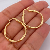 Candongas Asby 1.6gr / 3cm / Oro Amarillo 18K %