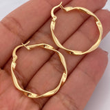 Candongas Asby 2gr / 3.3cm / Oro Amarillo 18K %