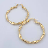 Candongas Asby 2gr / 3.3cm / Oro Amarillo 18K %