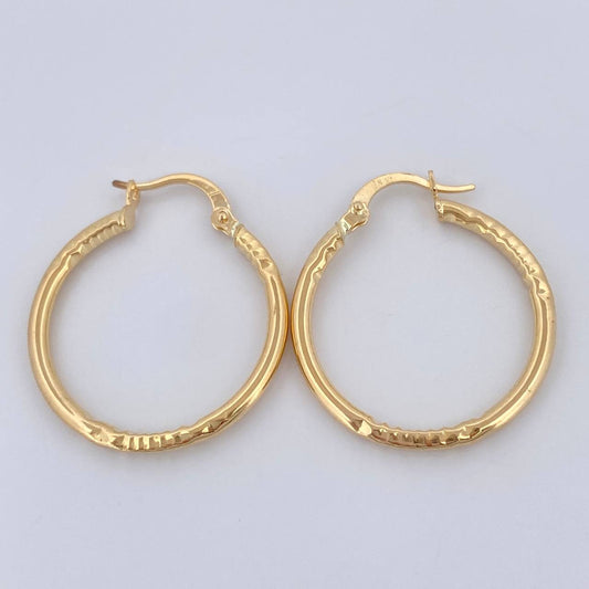 Candongas Megan 1.7gr / 2.8cm / Oro Amarillo 18K %