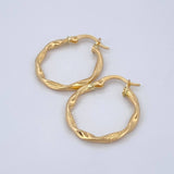 Candongas Asby 1.5gr / 2.4cm / Oro Amarillo 18K %