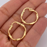 Candongas Asby 1.6gr / 2.4cm / Oro Amarillo 18K %