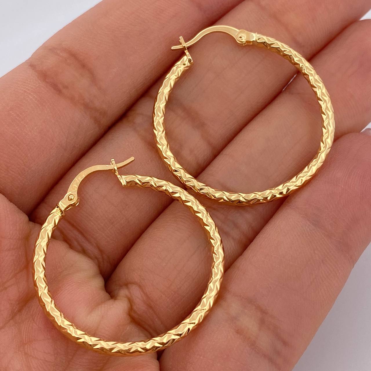 Candongas Kataleya 1.95gr / 3.2cm / Oro Amarillo 18K %