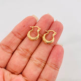 Candongas Tiana 1.15 g / 1.05 cm Oro Amarillo 18K