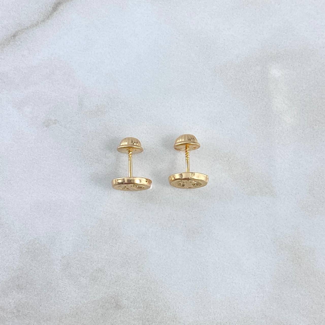 Topos San Benito 1.1gr / 1cm / Troquelado Oro Amarillo *