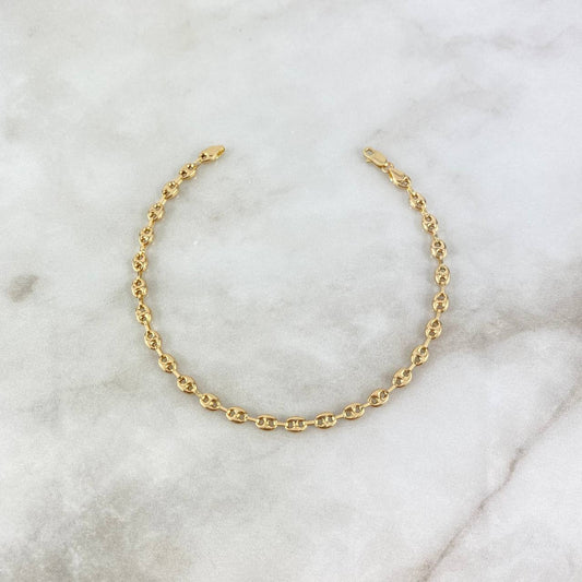 Pulso GC 2.35gr / 20cm / 3.7mm Oro Amarillo 18K *