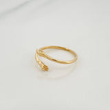 Anillo Abrazo 1.45 g / T8 3/4 Oro Amarillo 18K