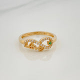 Anillo Infinito Love 2.55 g / T7 Oro Amarillo 18K