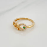 Anillo Infinito Love 2.55 g / T7 Oro Amarillo 18K