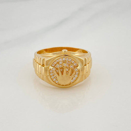 Anillo Corona 6.2 g / T10 Oro Amarillo 18K