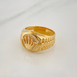 Anillo Corona 6.2 g / T10 Oro Amarillo 18K
