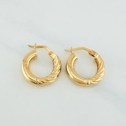 Candongas Adel 1.7 g / 1.7 cm Oro Amarillo 18K
