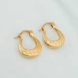 Candongas Bolso 1.2 g / 1.05 cm Oro Amarillo 18K