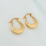 Candongas Bolso 1.2 g / 1.6 cm Oro Amarillo 18K