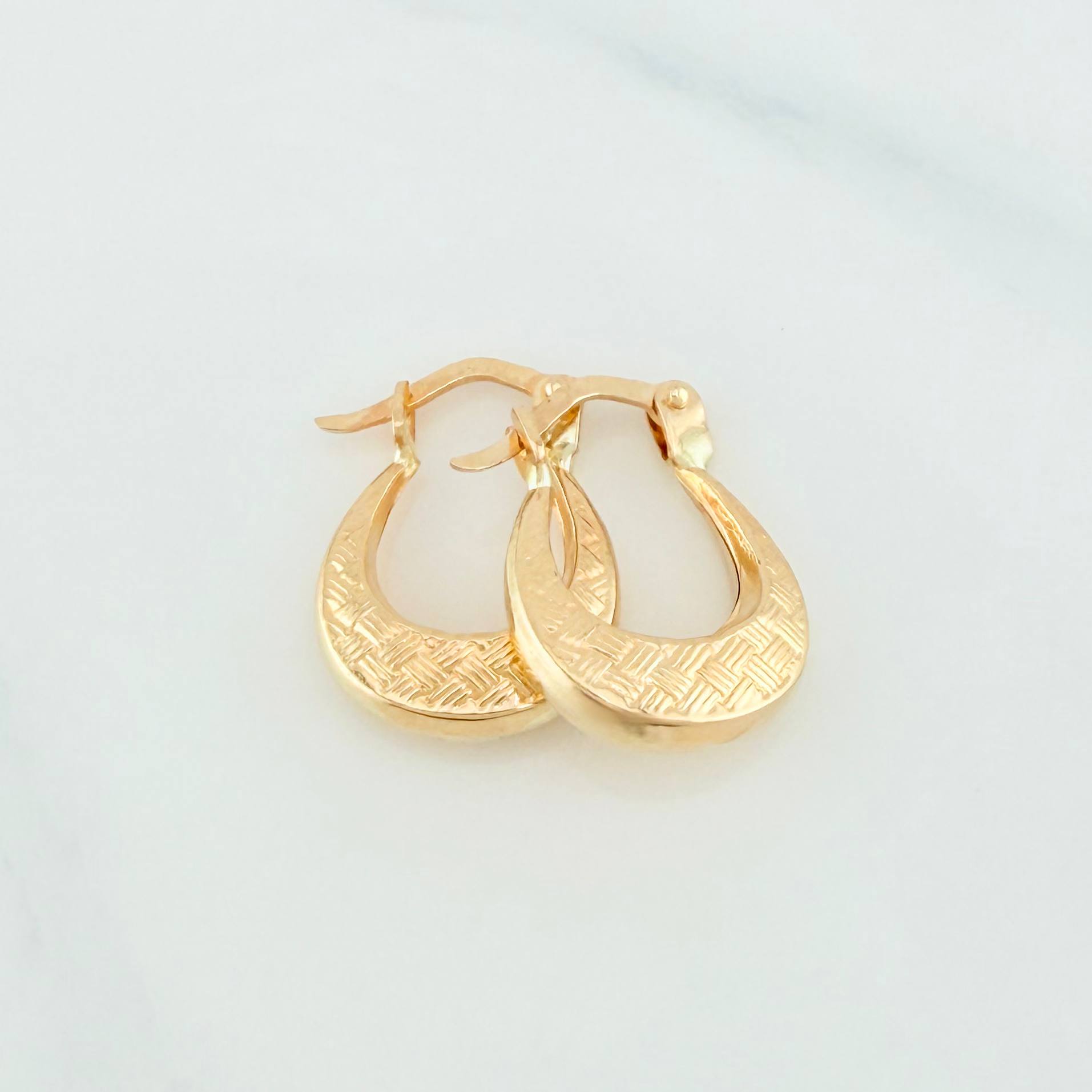 Candongas Bolso 1.2 g / 1.05 cm Oro Amarillo 18K