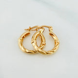 Candongas Fiora 1.45 g / 2 cm Oro Amarillo 18K