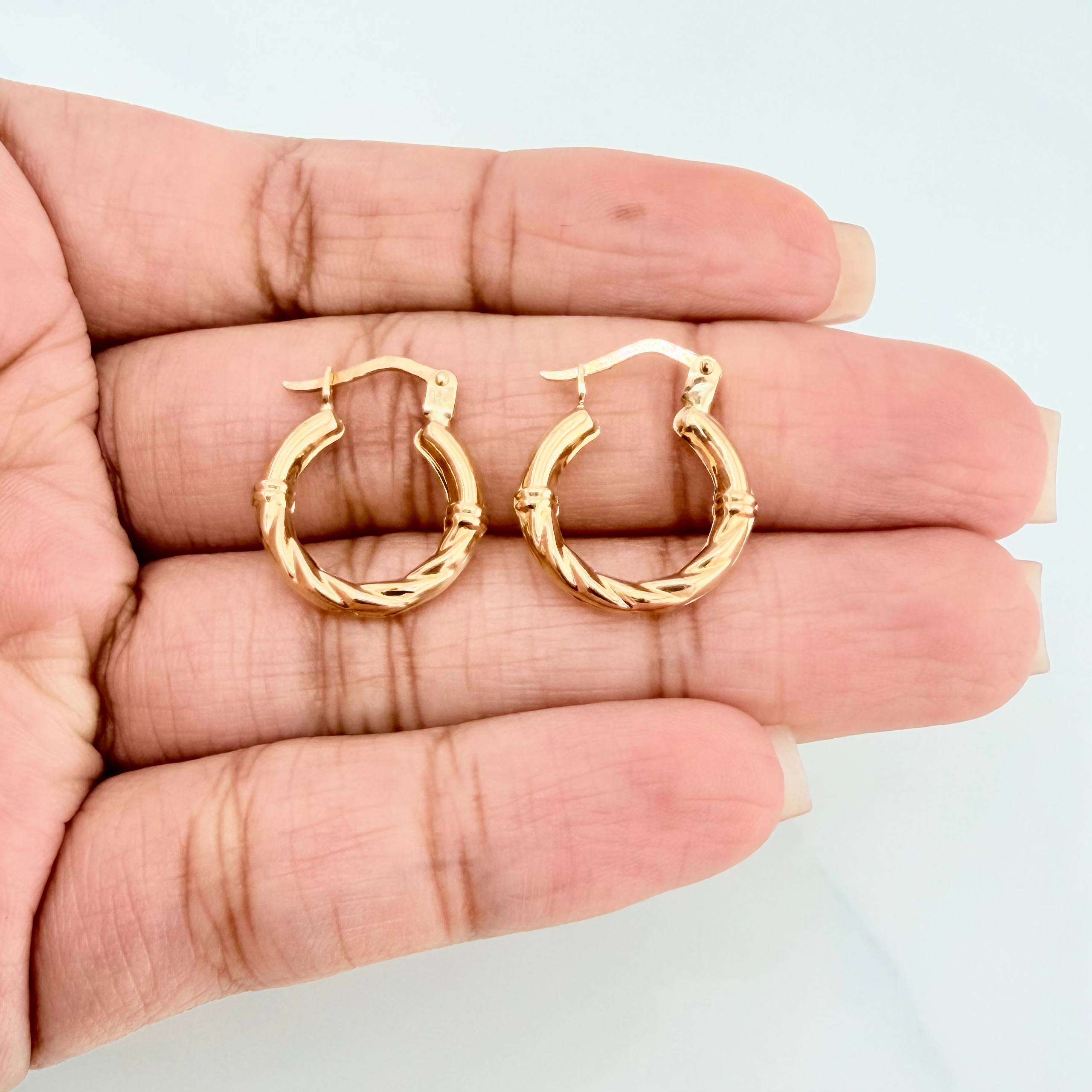 Candongas Fiora 1.45 g / 2 cm Oro Amarillo 18K