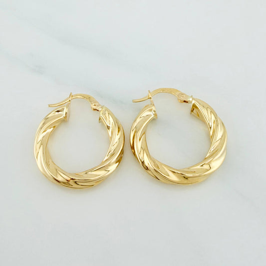Candongas Lupe 3.2 g / 2.05 cm Oro Amarillo 18K