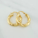 Candongas Lupe 3.2 g / 2.05 cm Oro Amarillo 18K