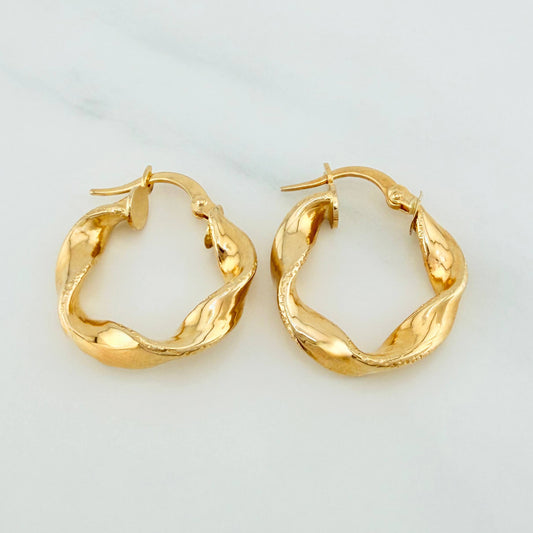 Candongas Asby 2.6 g / 2.03 cm Oro Amarillo 18K