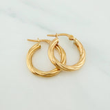 Candongas Mary 2.2 g / 2.03 cm Oro Amarillo 18K
