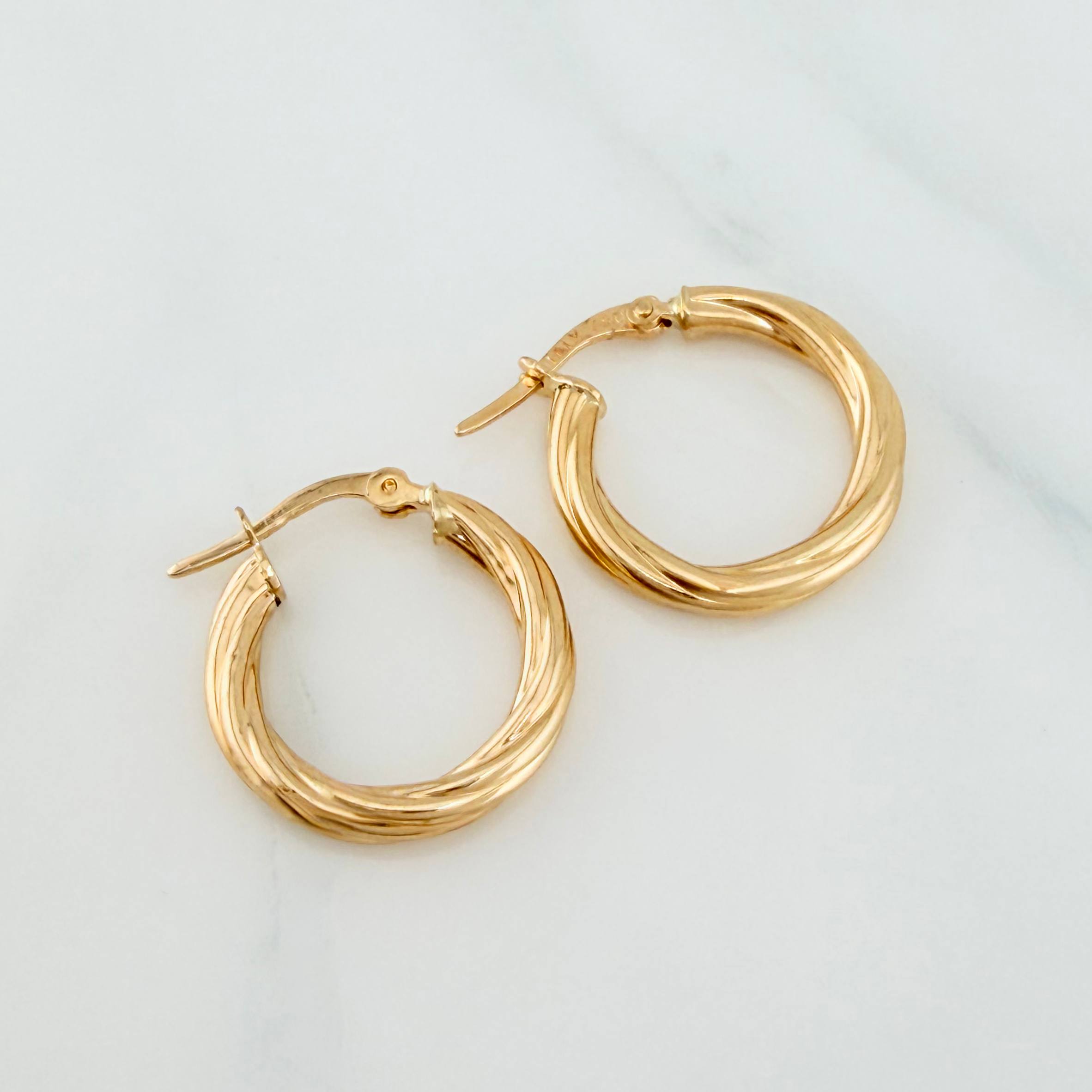Candongas Mary 2.2 g / 2.03 cm Oro Amarillo 18K