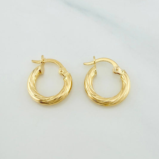 Candongas Mary 1.25 g / 1.03 cm Oro Amarillo 18K
