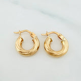 Candongas Mary 1.3 g / 1.03 cm Oro Amarillo 18K