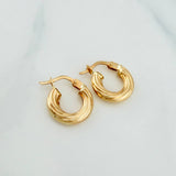 Candongas Lore 1.4 g / 1.3 cm Oro Amarillo 18K
