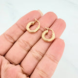Candongas Mary 1.3 g / 1.03 cm Oro Amarillo 18K