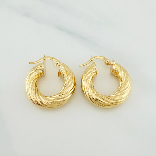 Candongas Rudi 4.05 g / 2.02 cm Oro Amarillo 18K